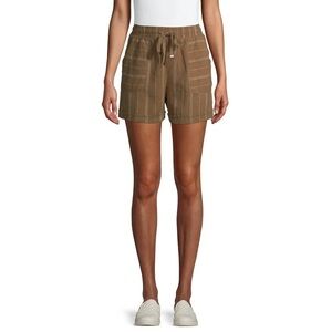 Time and Tru Women's Linen Shorts